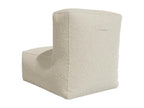 Mobenze beige fabric armchair Mobenze GWYU23711