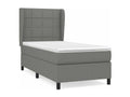 Mobenze bed base with dark grey mattress 90x200 Fabric HNWT84415