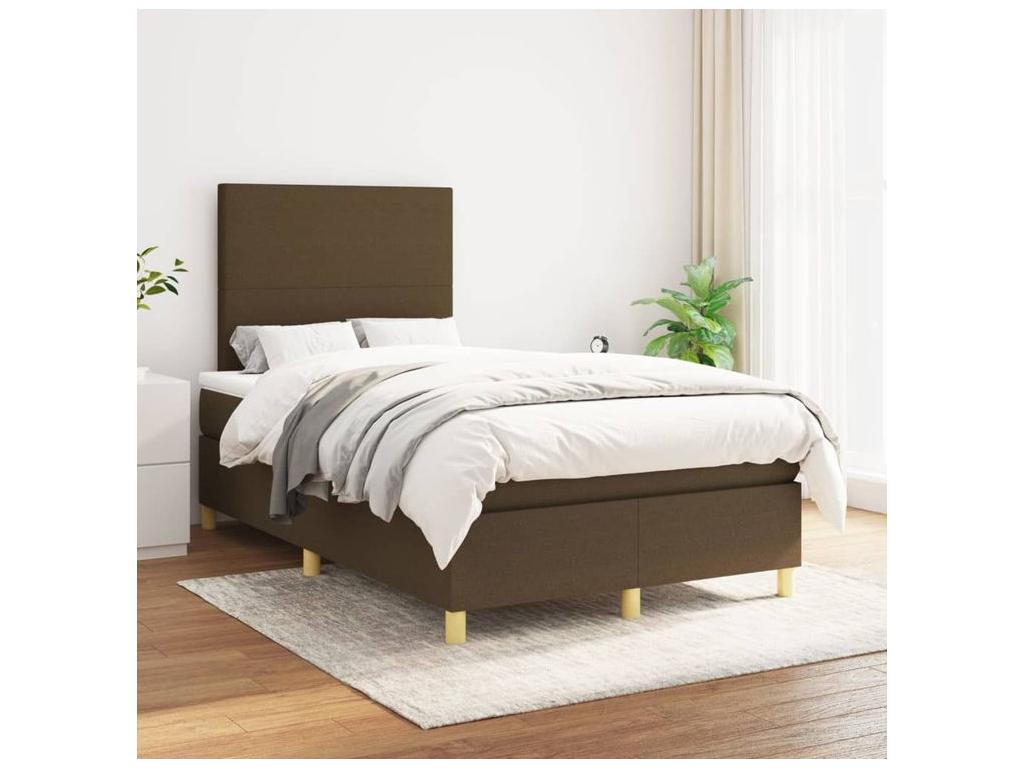 Mobenze bed base with dark brown mattress 120x200 KKYD04368