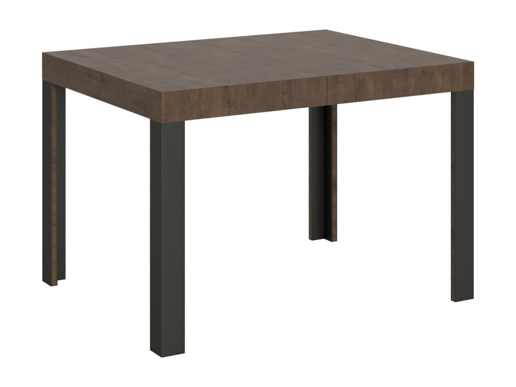 Extendable table 70x110/194 cm Mobenze Walnut frame Anthracite URTW36827
