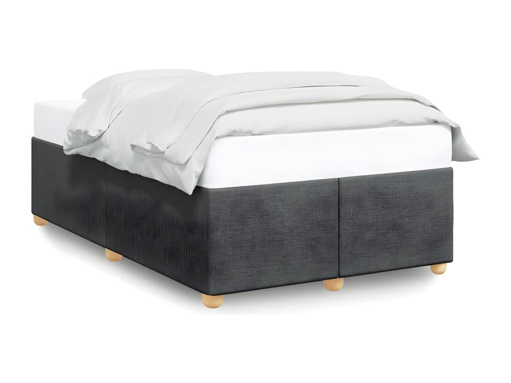 Dark gray bed frame 120x190 cm fabric WXOI05662