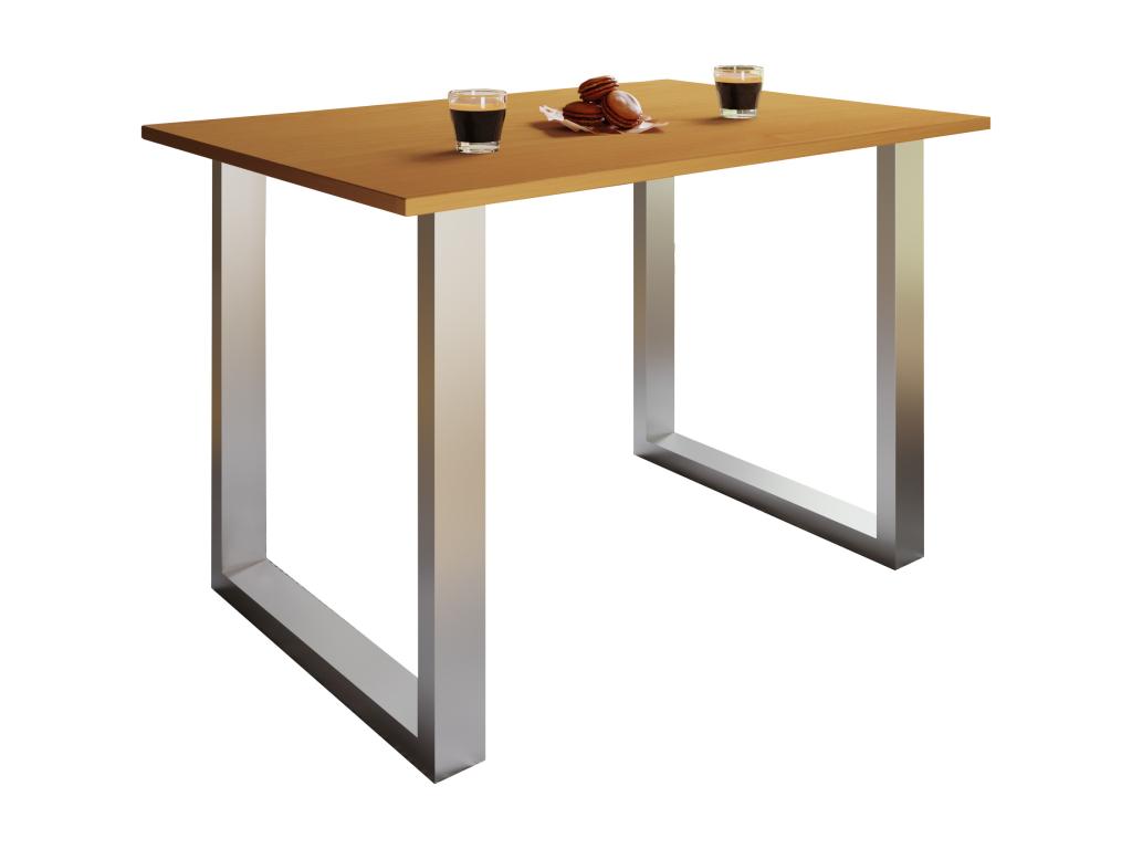 Mobenze dining table kitchen table Xona U silver 50 - 80 - beech DFWY63096
