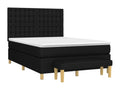 Mobenze bed base with black mattress 140x190 cm fabric BQMZ31382