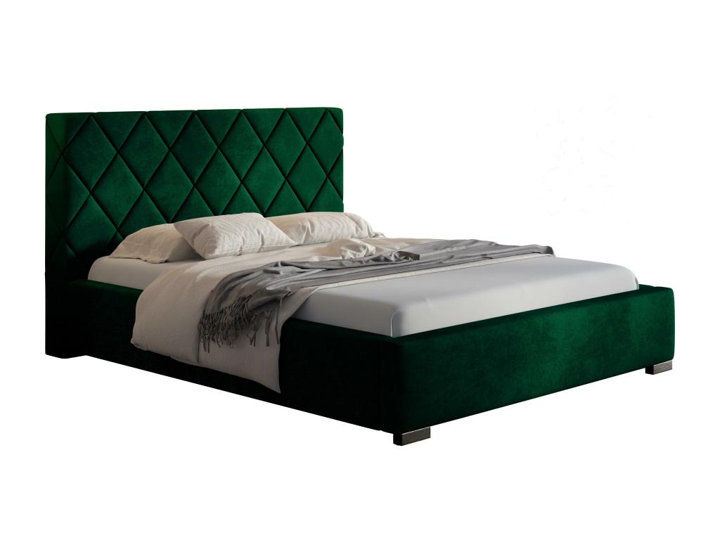 Mobenze Upholstered Bed 180x200 Mobenze - Double Bed with Storage Bed 140x200 cm Green Mobenze 19 PTBG27480