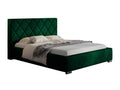 Mobenze Upholstered Bed 180x200 Mobenze - Double Bed with Storage Bed 140x200 cm Green Mobenze 19 PTBG27480