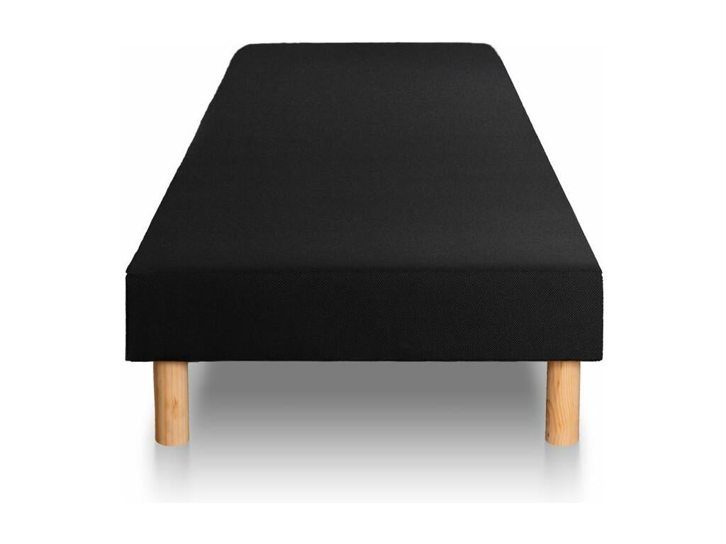 Mobenze 90x190 Memory Foam 3-Zone Bed Set with Black Slatted Base SGNA85137