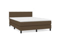 Mobenze bed base with dark brown mattress 140x190 TXFD51719