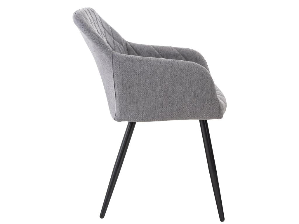 Gondola chair - Fabric / Metal - Grey - Mobenze BAJF70166