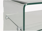 Clear glass side table Mobenze JFWC32284