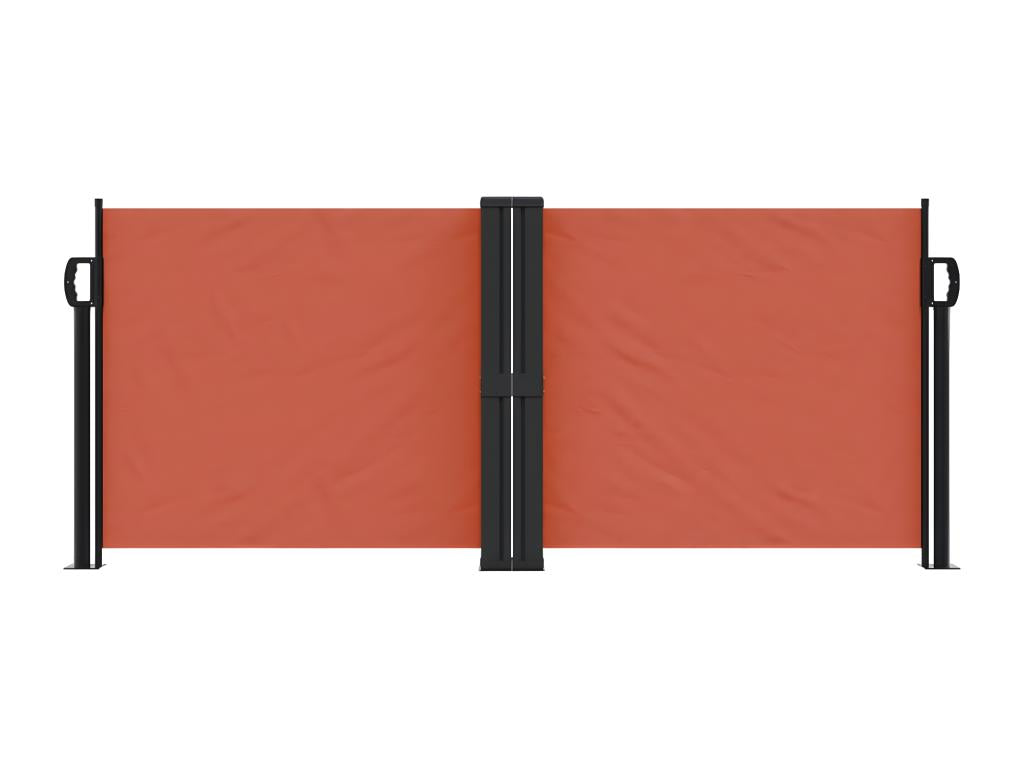 Retractable side awning, terracotta, 100x1000 cm, VBGE59141