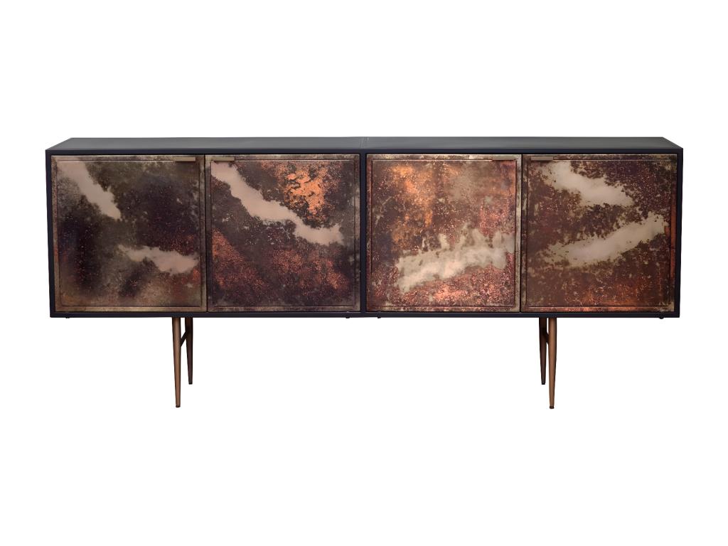 Mobenze - Bronze Steel TV Stand 183 TAWR77438