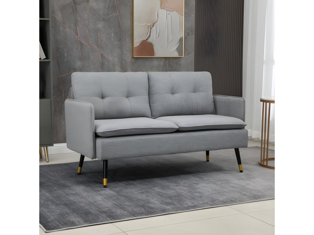Mobenze 2-seater sofa, Mobenze decor, grey YQQU13276