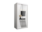 Mobenze Sliding Door Wardrobe 200/100/62 2 Doors White/White HODT45173