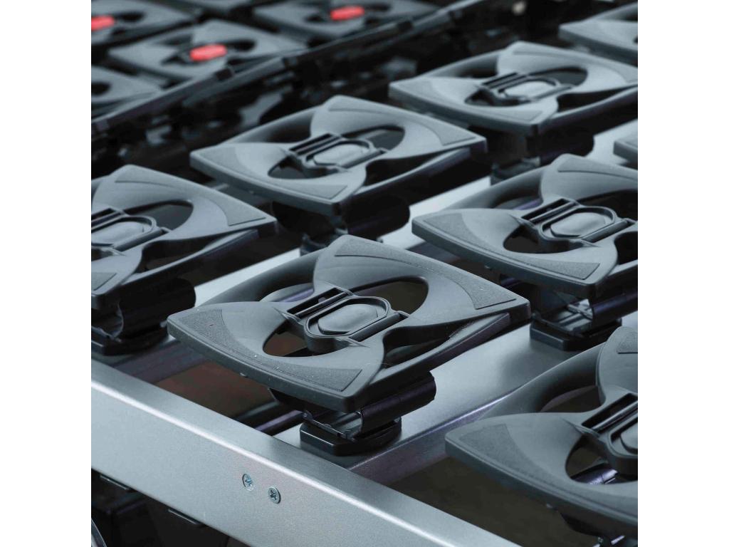 Mobenze 90x190 fabric electric adjustable bed base with all slats DZAF40585