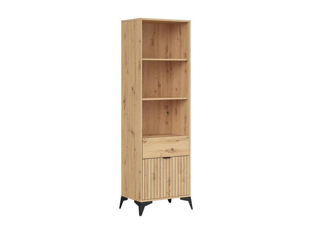 Mao Wood Bookcase with 1 Door and 1 Drawer FKBU04797