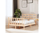 Mobenze bed frame in solid pine, 140x190 cm, HOGM65730