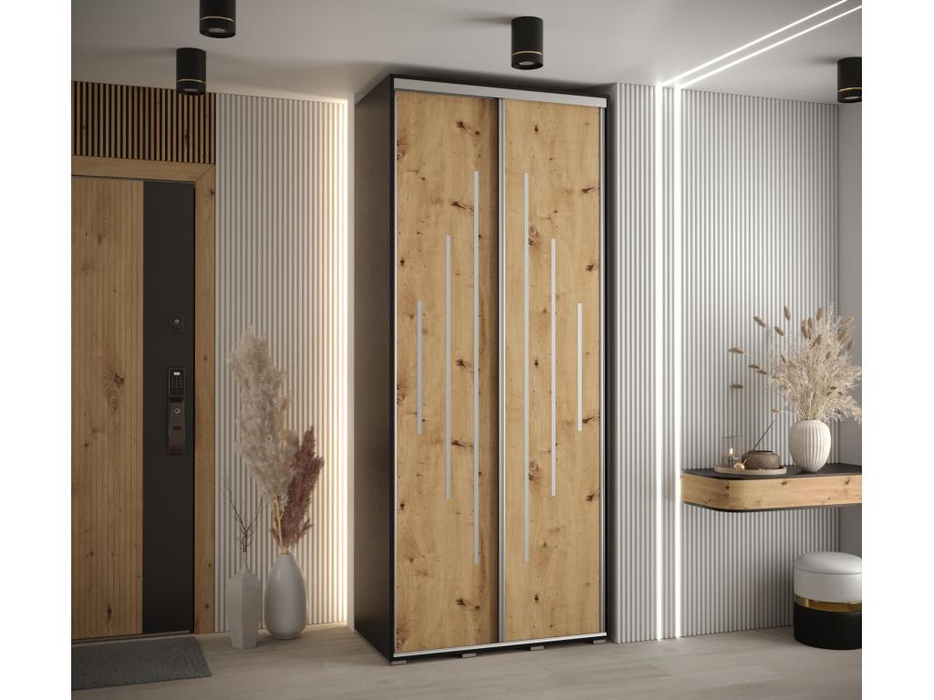 Luxameub 12 Sliding Door Wardrobe 235.2/100/60 2 Doors KEIM68910
