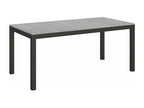 Mobenze Extendable Dining Table - Cement Grey - 4-Leg Base - Extendable Width 180 to 440cm SYDQ24015