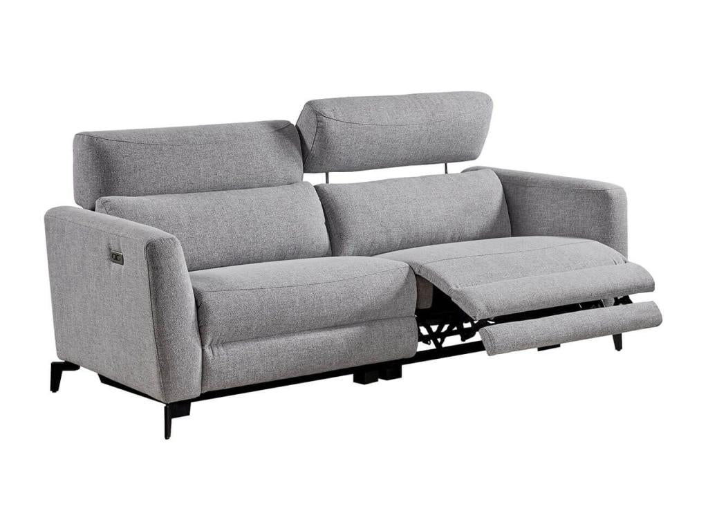 Luxameub - Luxameub 3-Seater Electric Sofa, Dark Grey KSTO10443