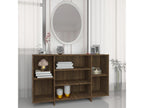 Brown oak sideboard 120x30x75 cm engineered wood KFXM60969