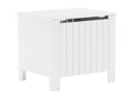 Storage box with lid, Luxameub white solid pine wood JWZZ32460