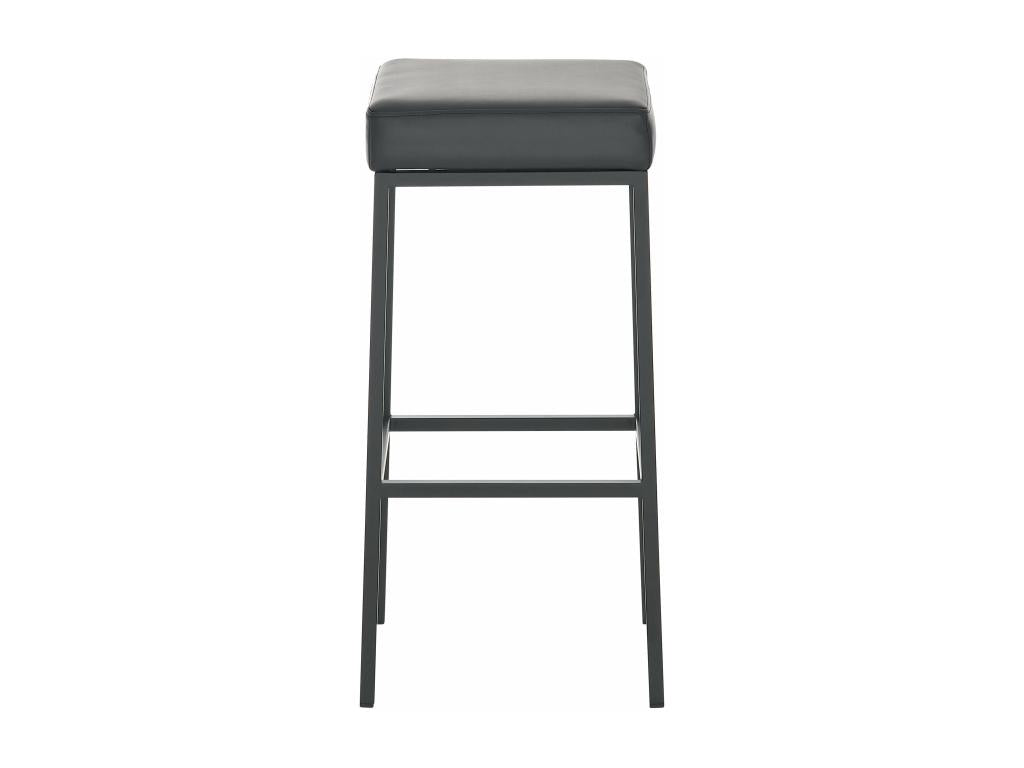 Set of 2 silver metal stools 37x37x85 cm 10 0004381 ​​ZQEO17256