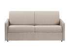 PINPAI 3-seater convertible sofa in beige fabric - 140 cm sleeping area - 14 cm mattress Luxameub LHAP07671