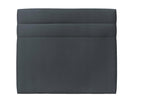 Mobenze Lines Headboard, Anthracite Grey, 140 cm W x 10 cm D, Padded, IFNH47438