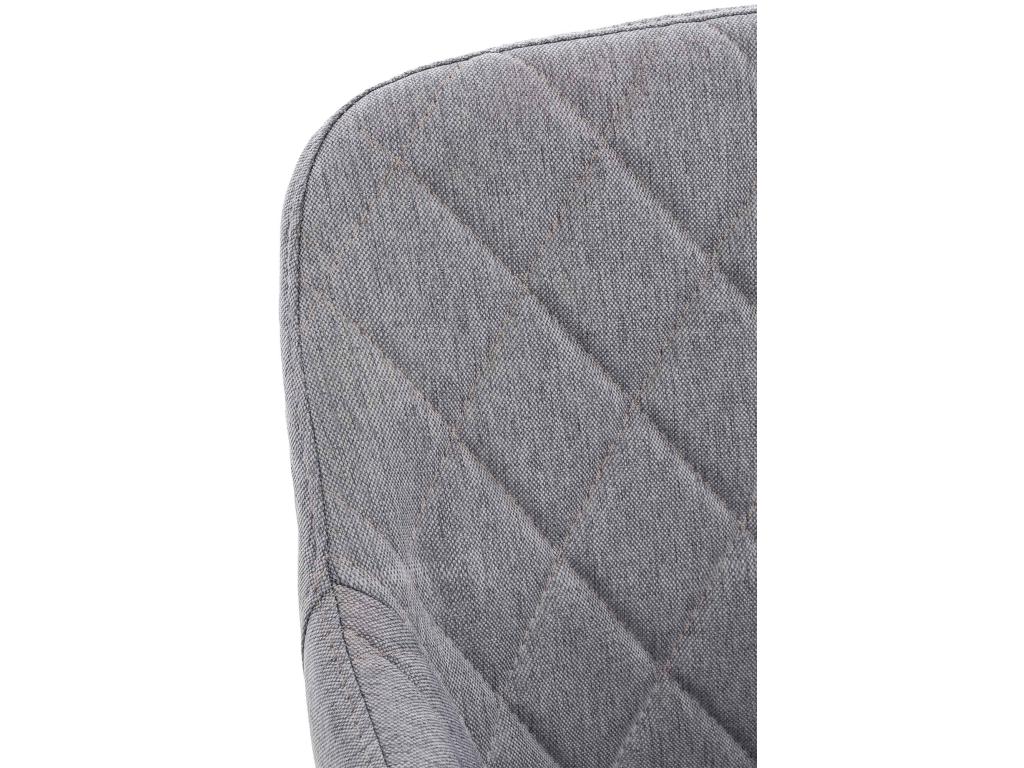 Gondola chair - Fabric / Metal - Grey - Mobenze BAJF70166