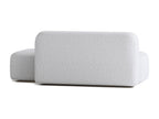 Max 2/3 Seater Sofa Light Grey Fabric QCZE10726