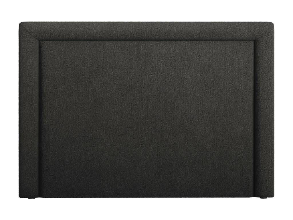 Mobenze - Mobenze Headboard 140x120cm in black looped weave - 140x8x120cm CUCE88641