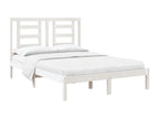 White Mobenze Solid Bed Frame 120x190 cm Small Double GQPL98520