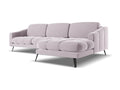 Right-hand corner sofa in Mobenze - lavender - Mobenze DMMZ36102