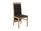 Chair in natural beech wood and Luxameub-Tissu fabric 27127 ZAPH98507