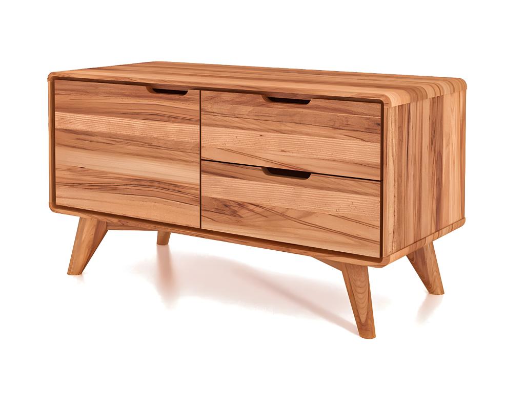 Luxameub - Chest of drawers with drawers in natural oiled beech heartwood MZPF79046