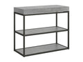 Extendable console table 90x40/300 cm Mobenze Concrete Grey Anthracite frame VLFT02684
