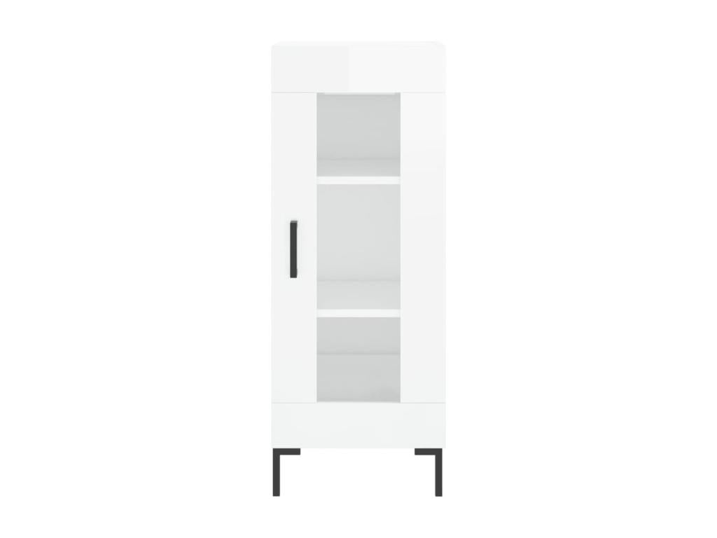 Glossy white sideboard 34.5x34x90 cm Mobenze engineering XZDS50161