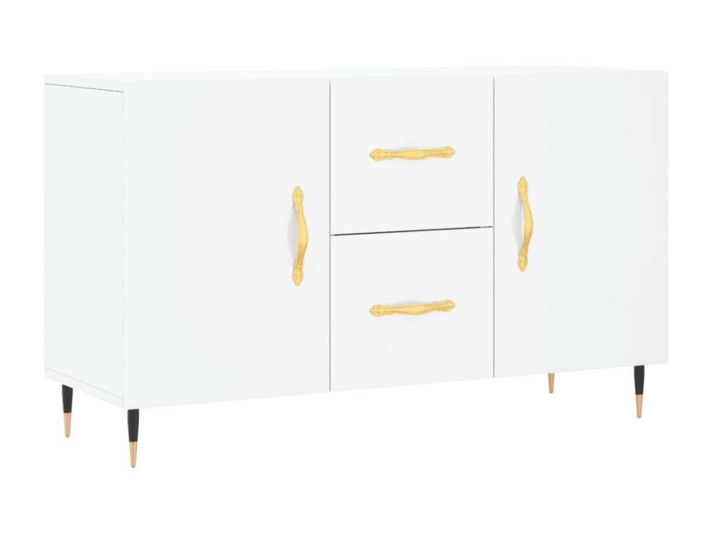 High-gloss white sideboard 100x36x60 cm Mobenze engineering FKIG07117