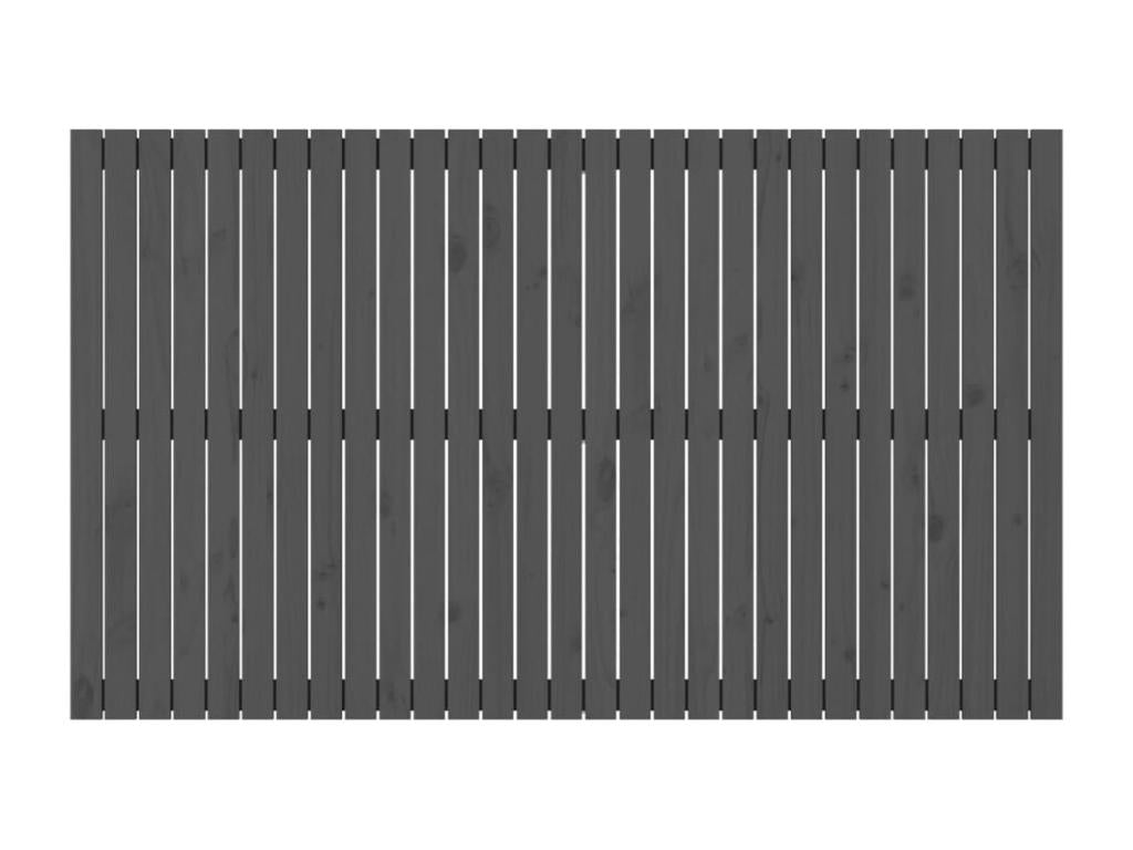 Wall-mounted headboard, grey, 185x3x110 cm, solid pine mobenze XOBO16510