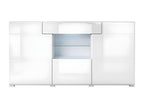 Mobenze White 3-Door 1-Drawer Buffet ZKWI51531