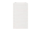 White planter 90x40x68.5 cm Solid pine mobenze QPSM36706