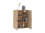 Luxameub Oak Wall-Mounted Wardrobe 69.5x34x90 cm Engineered Wood IYEY10955