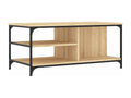 Coffee table in Mobenze oak, 100x50x45 cm, engineered Mobenze KGIC63086