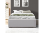 100x200 cm Storage Bed with 12 Luxameub - Quick assembly and easy-care fabric - Luxameub YTXD74232