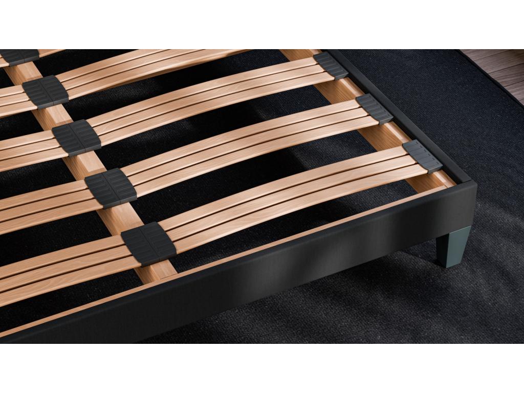 Mobenze bed base 180x200 cm - Mobenze spruce, durable, robust, high-quality structure - Black - Silent, comfortable and resistant - Mobenze PERQ29977