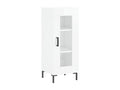 Glossy white sideboard 34.5x34x90 cm Mobenze engineering XZDS50161