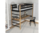 Mobenze loft bed - with desk N01 Black / Natural Oak 80x200 ZBSB89500