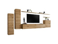 Mobenze I collection living room furniture set in Mobenze oak finish. CUYQ94554