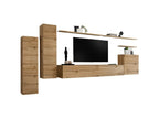 Mobenze I collection living room furniture set in Mobenze oak finish. CUYQ94554