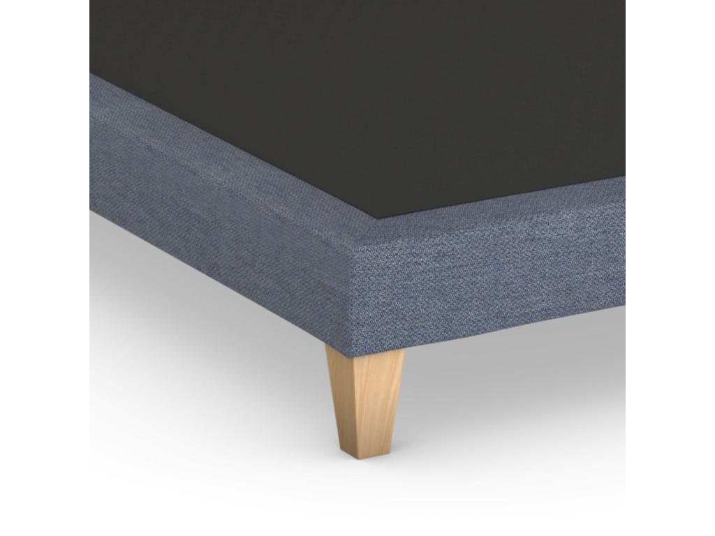 Ocean blue upholstered decorative bed base - Mobenze 180x200 DYCY93153
